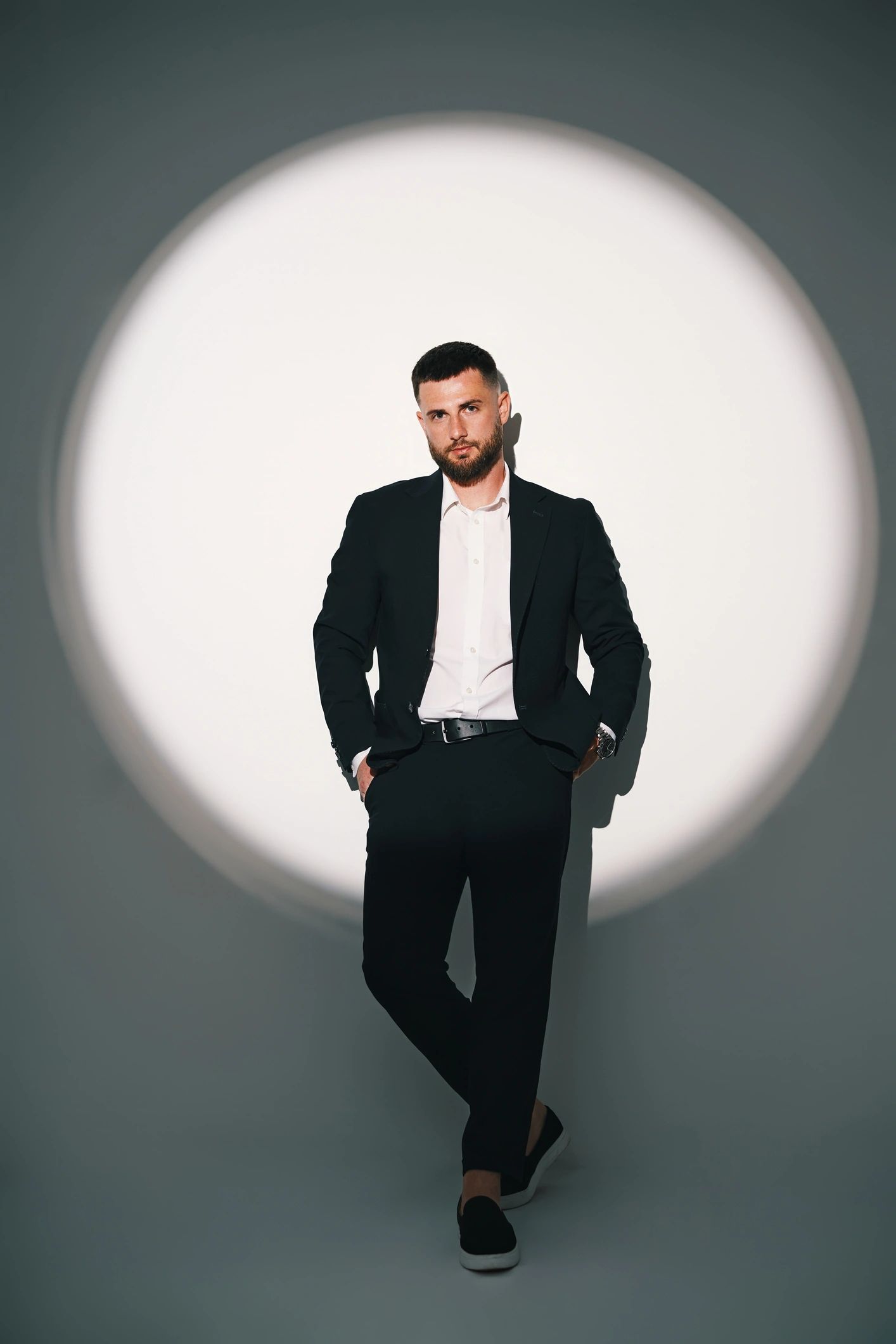 Portrait of a commercial client